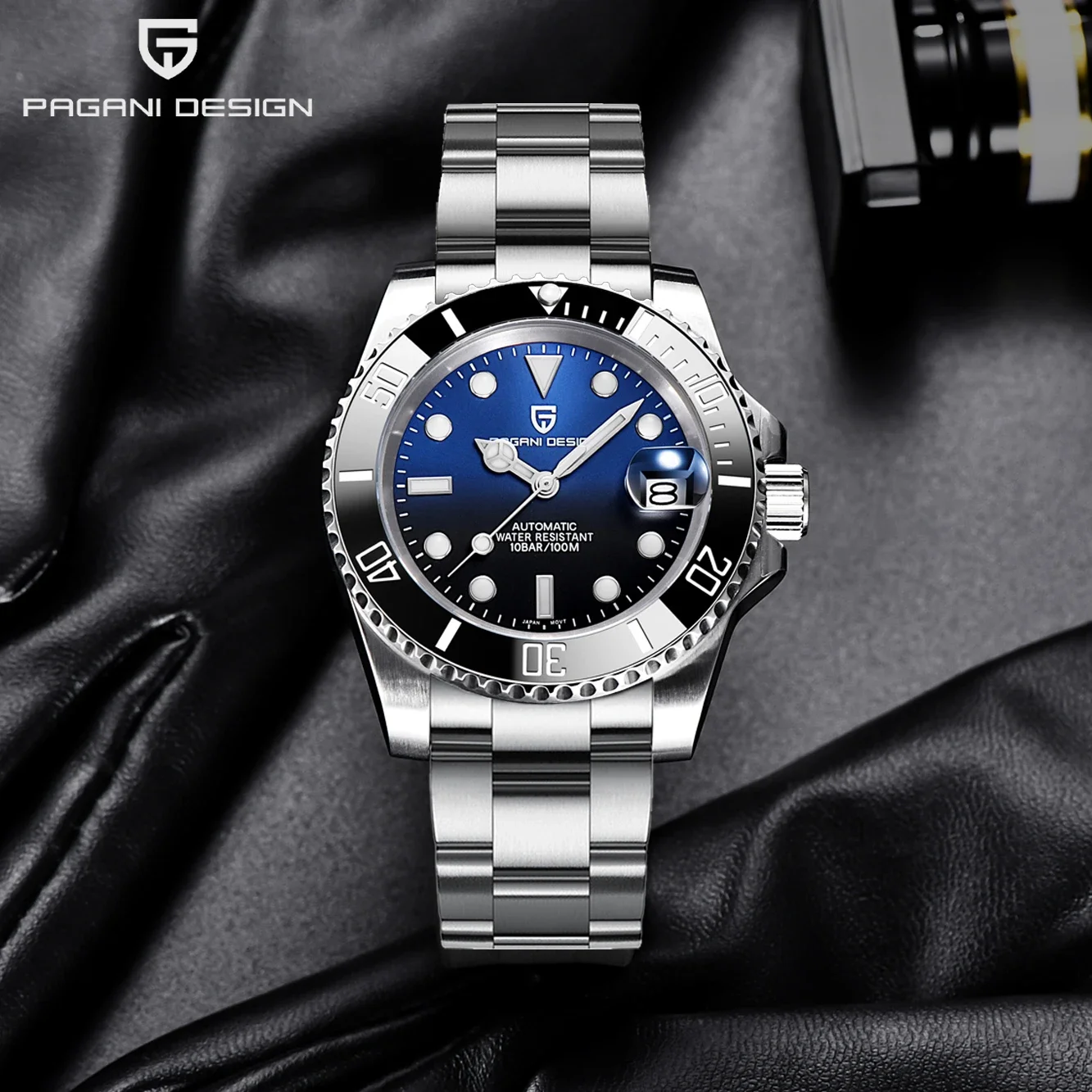 Rolex Watch Submariner - Relógio Automático Mecânico Masculino Pagani Design