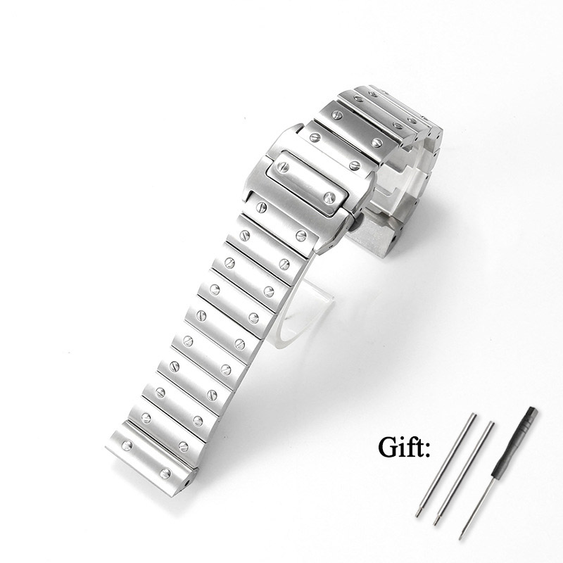 Cartier Watch Tank - Pulseira de relógio de aço inoxidável