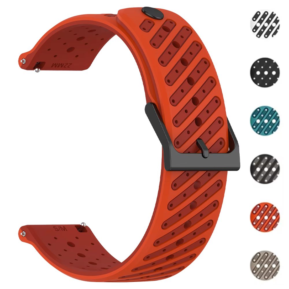 Silicone Watch Band 22Mm - Pulseira esportiva de silicone para suunto