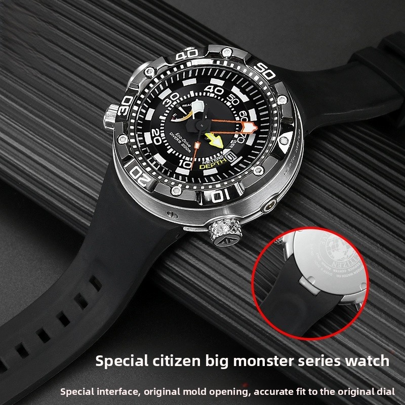 Pulseira de relógio de borrach - Citizen Watch Promaster avaliação e preço