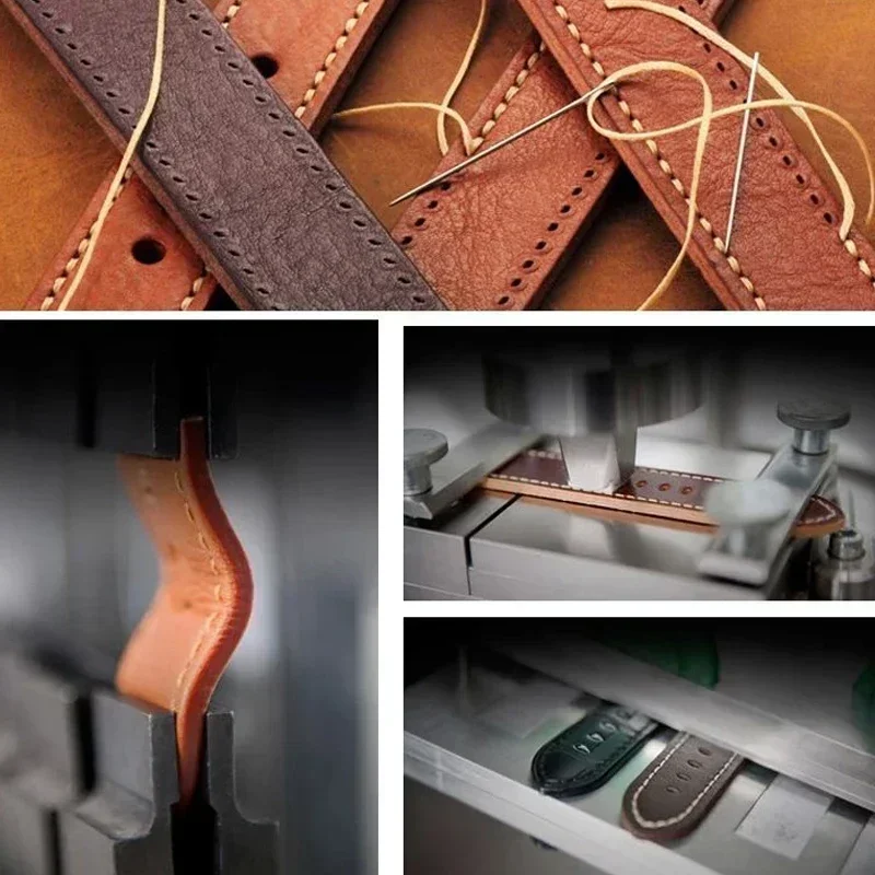 20mm 22mm pulseira de relógio  - Leather Strap Quick Release avaliação e preço