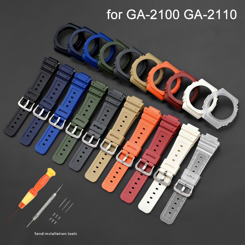 Pulseira de Borracha, Caixa e  - Casio Watch G-Shock Ga-2100 avaliação e preço